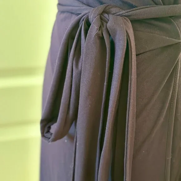 Moda International Long-Sleeve Wrap Dress - Picture 6 of 8